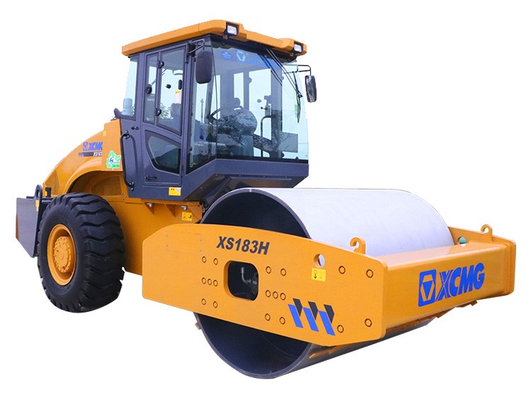 XCMG road equipment 18 ton vibratory roller XS183H single drum rollers compactor machine for sale